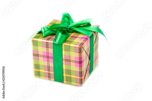 Wrapped gift with a bow on top