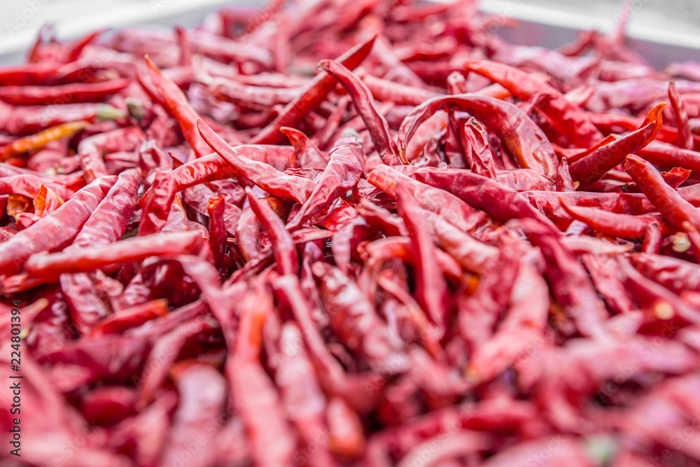 Fototapeta premium red dried thai chilli
