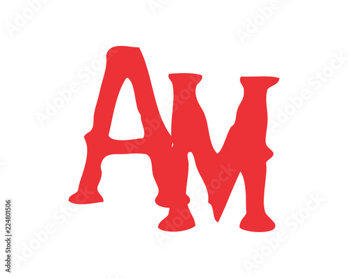 red typography alphabet typeset typeface logotype font image vector icon