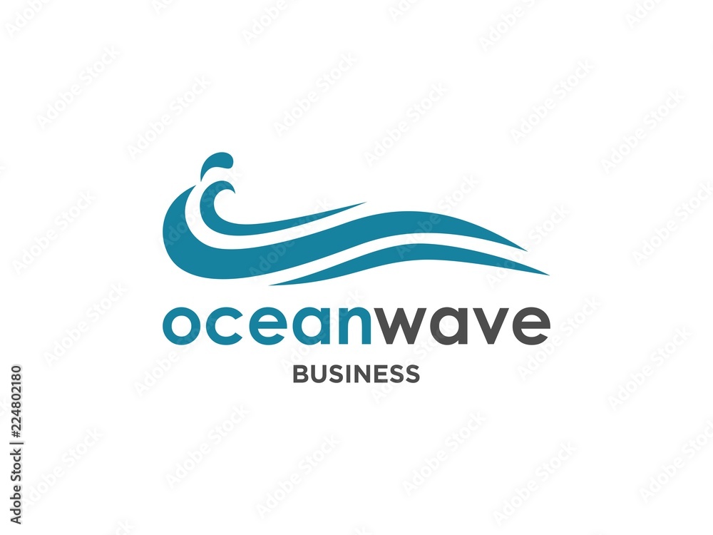 Abstract design of ocean logo with waves. sunset, sunrise, whale, Surfing and Water logo Design Template. Vector illustration Abstract design of ocean logo with waves. sunset, sunrise, whale, Surfing and Water logo Design Template. Vector illustration