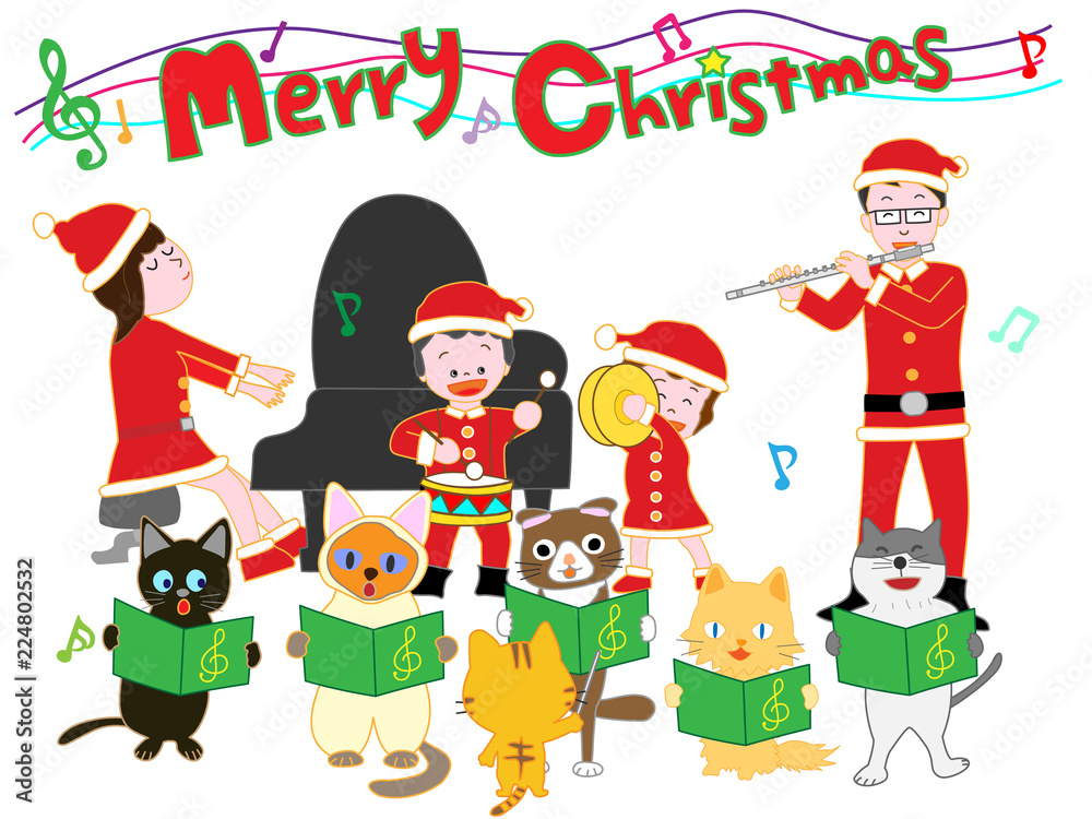 家族と猫たちのクリスマスコンサート 家族と猫たちのクリスマスコンサート