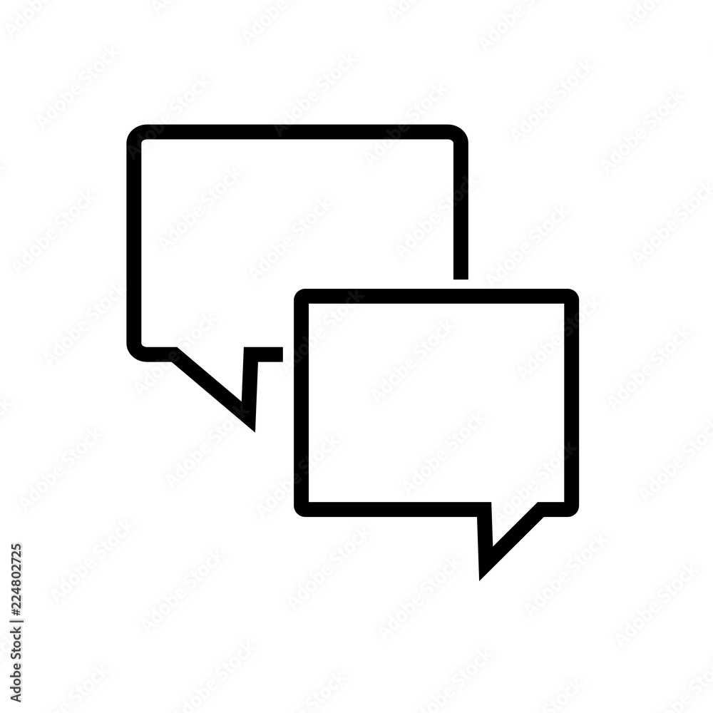 speech bubble chat icon speech bubble chat icon