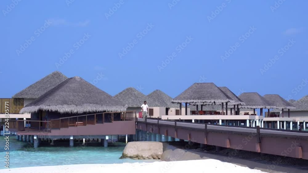 Tropical travel destination with pristine shore Tropical travel destination with pristine shore