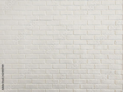 Close up white brick wall