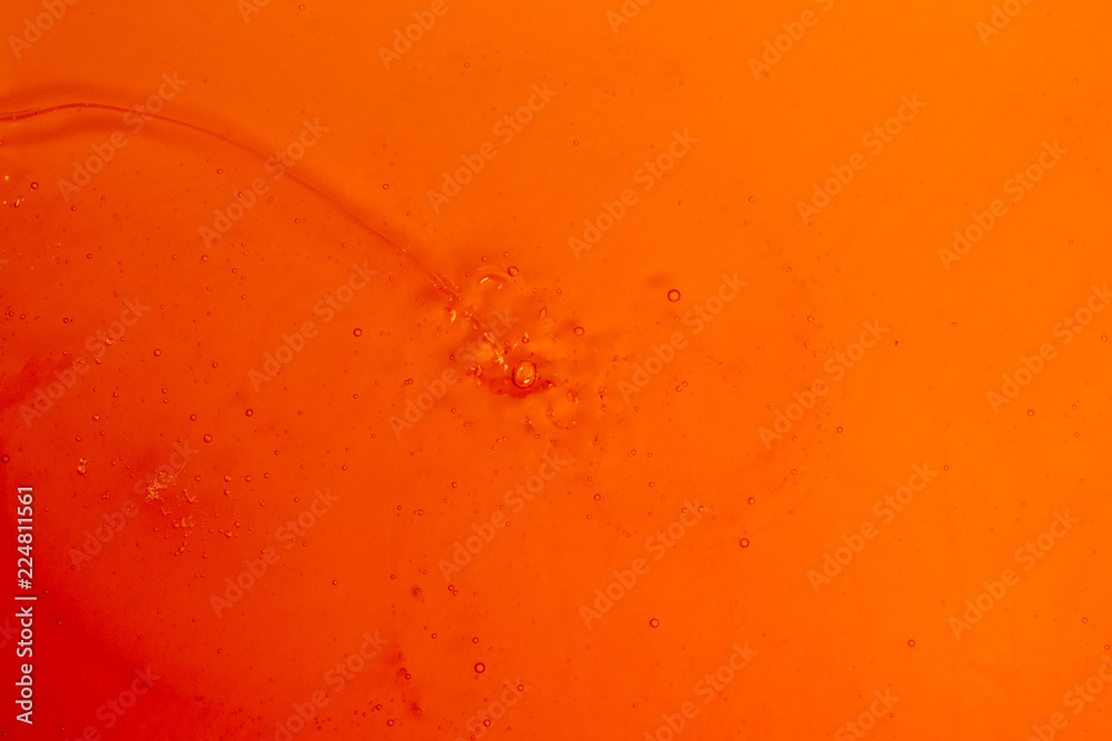 Obraz premium Honey texture abstract background image. Bubbles in honey.
