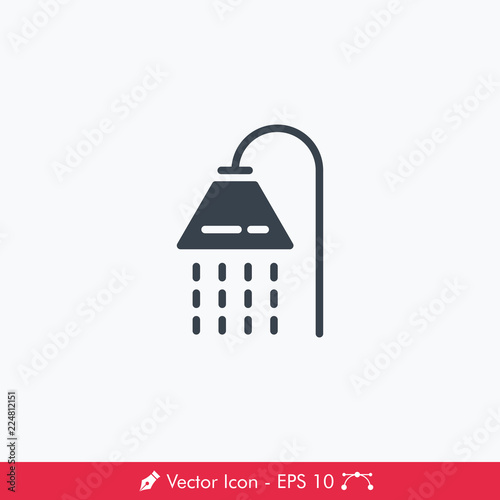 Shower Icon / Vector