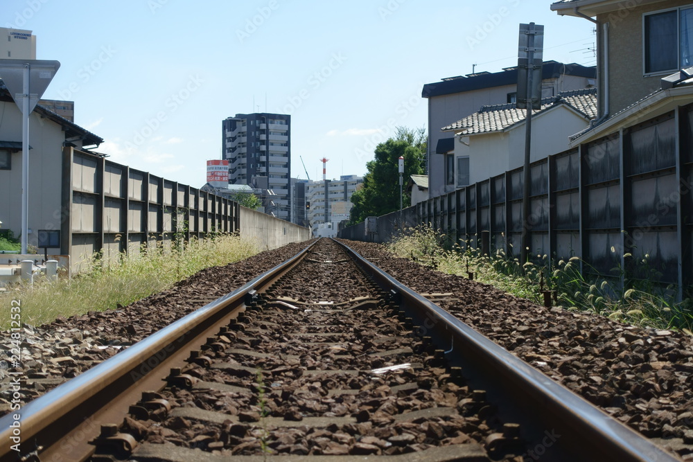Fototapeta premium 日本の線路