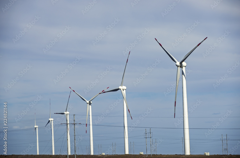 wind power generation under the blue sky wind power generation under the blue sky
