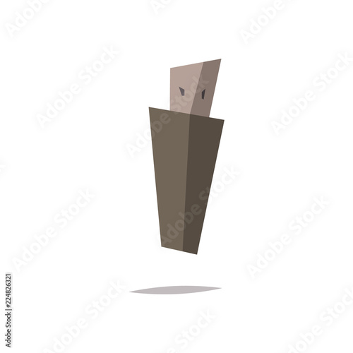 USB flash drive.Cartoon style.