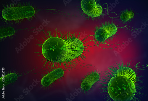 virus cell in the blood