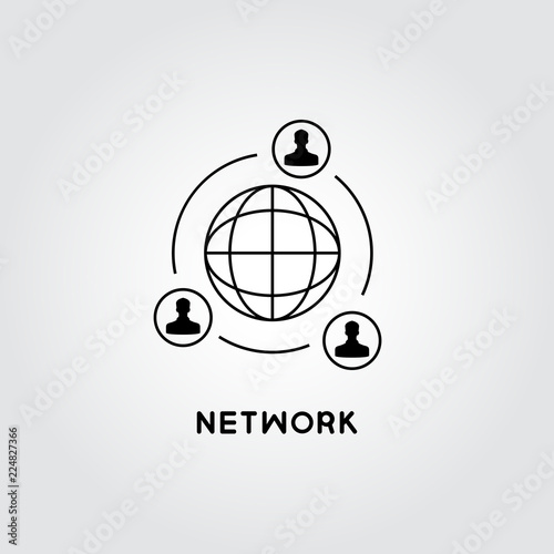 globe and people network