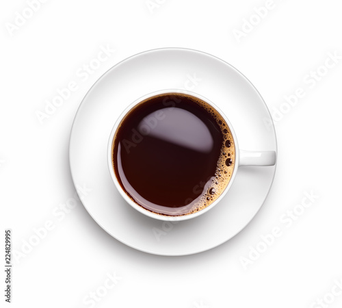 A cup of black coffee