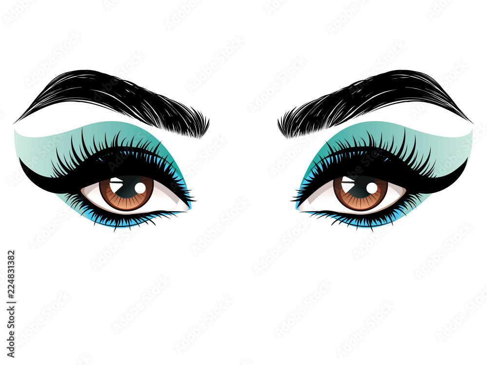 Brown eyes make up Brown eyes make up