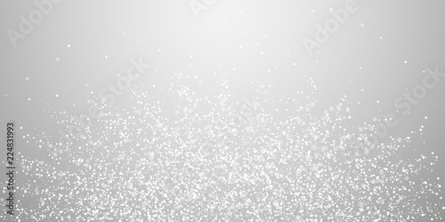 Magic stars Christmas background. Subtle flying sn