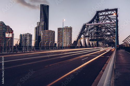Bridge and skyscrapers in Australia