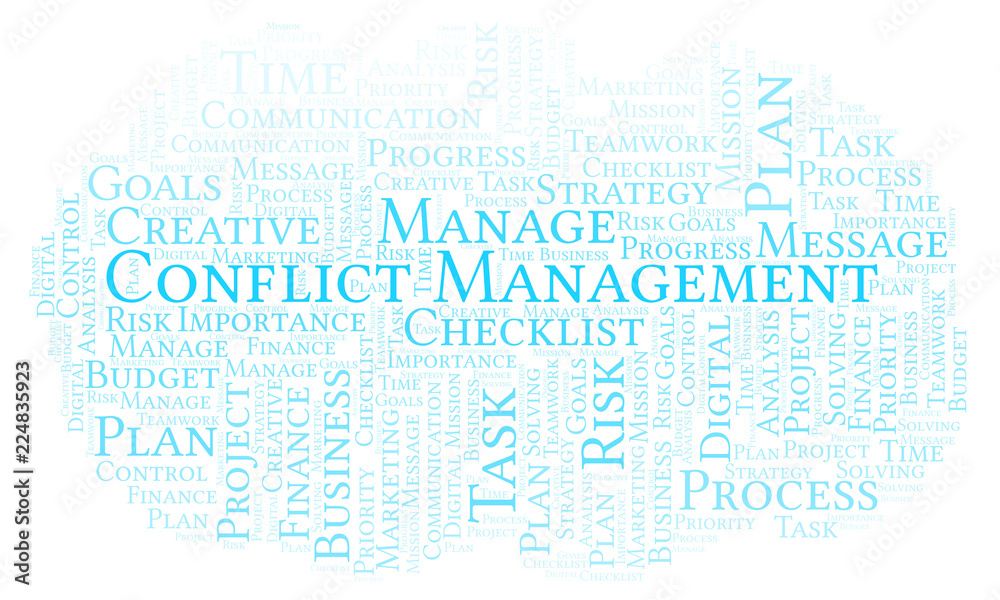 Conflict Management word cloud, made with text only. Conflict Management word cloud, made with text only.