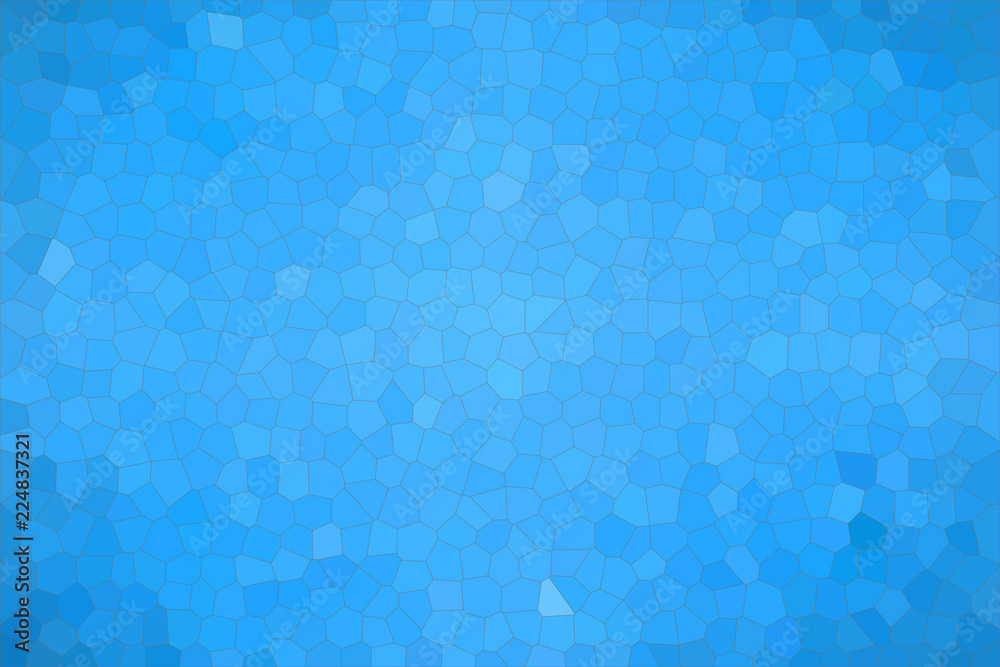 Abstract illustration of dodger blue pastel Small Hexagon background, digitally generated.