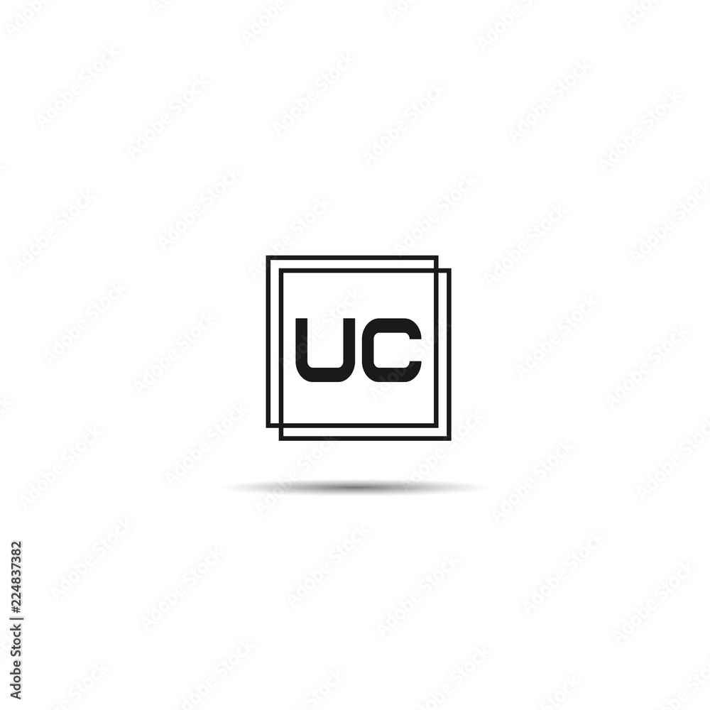 Initial Letter UC Logo Template Design Initial Letter UC Logo Template Design