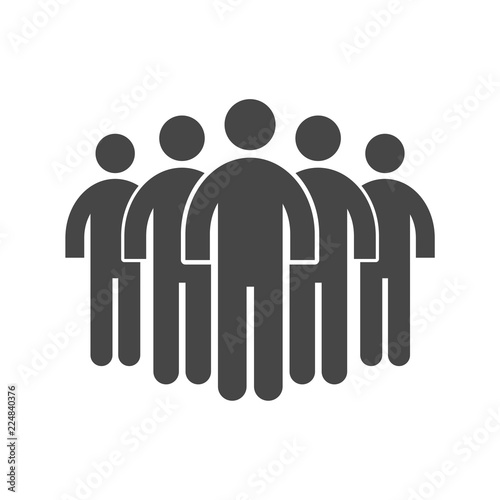 People icon, Group icon, Group of people or group of users