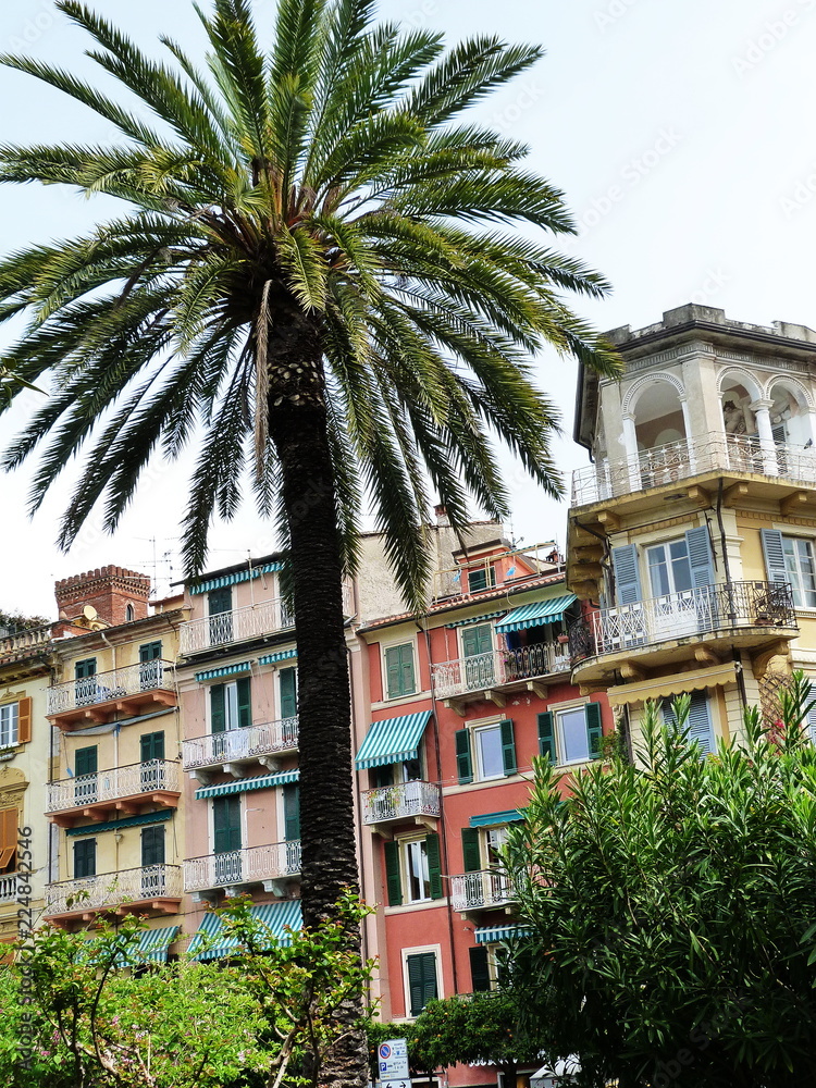 Naklejka premium View of Lerici, Liguria, Italy