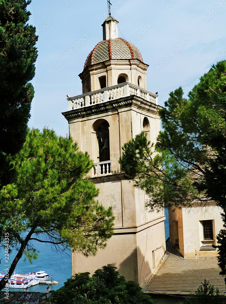Italy, Portovenere, sanctuary of the Madonna Bianca
