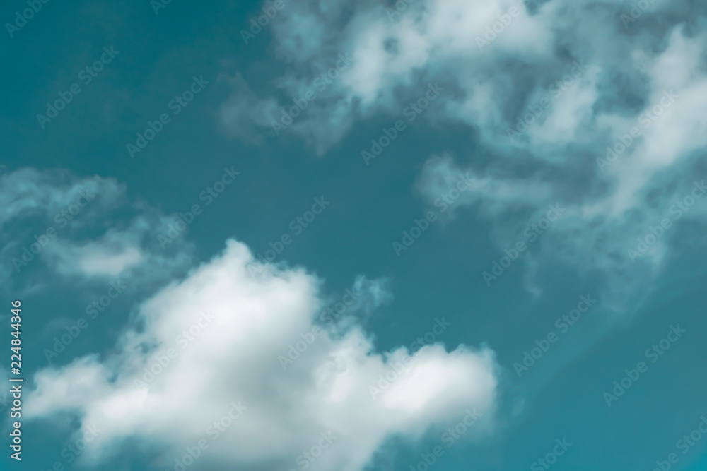 Obraz premium vintage dynamic cloud and sky with grunge texture for background Abstract,postcard nature art style,soft and blur focus.