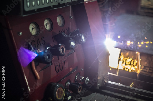 Drill of a lathe. Factory. Production. Close-up photo