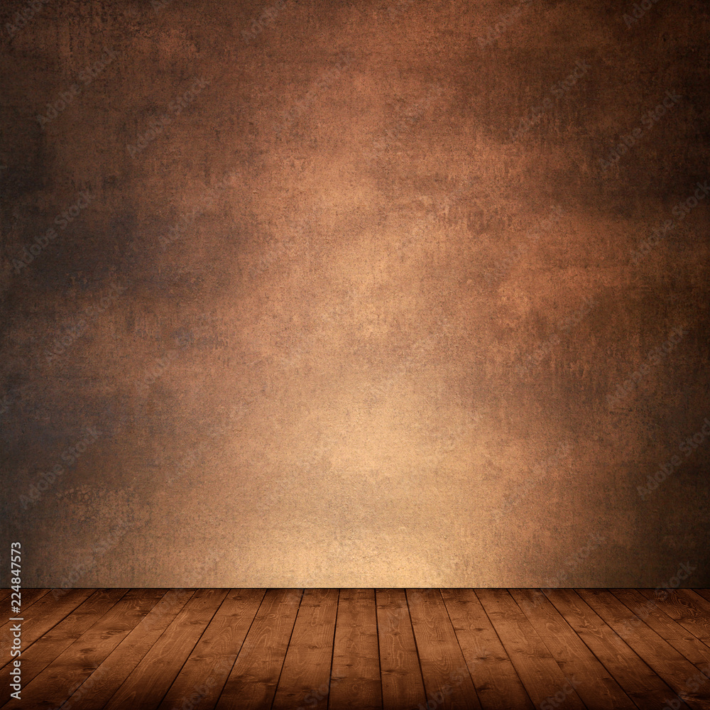 Grunge empty room with spots Grunge empty room with spots
