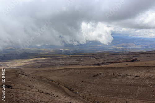 View on the strato vulcano cotopaxi, ecuado
