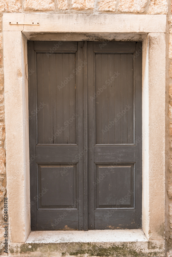 Old rustic door
