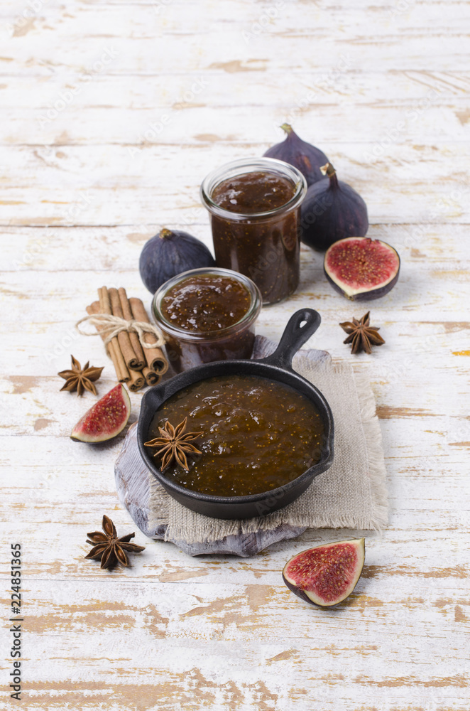 Traditional Fig jam with spices