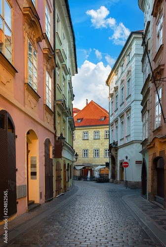 Old street of Prague