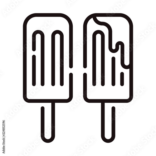 Ice-cream Line illustration