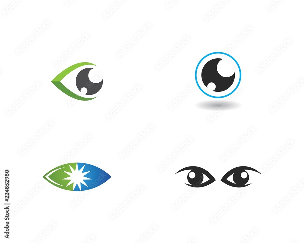 Eye logo vector