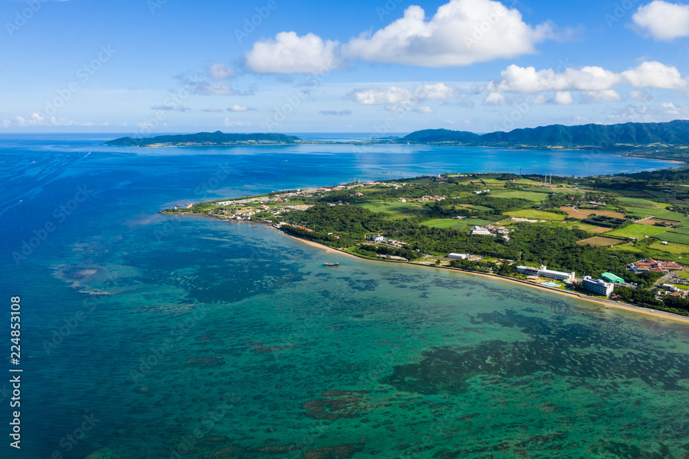 Aerial view of ishigaki island