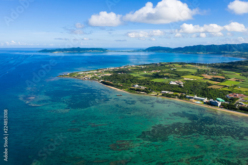 Aerial view of ishigaki island © leungchopan