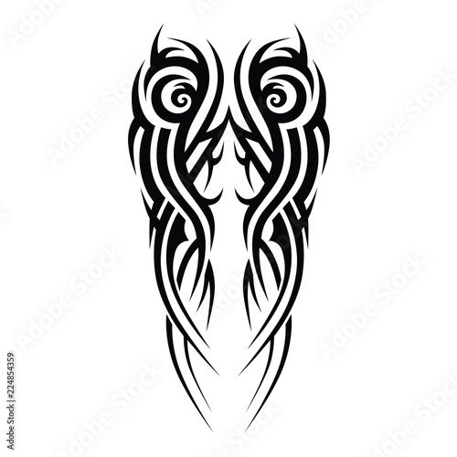 Tattoo tribal vector designs. 