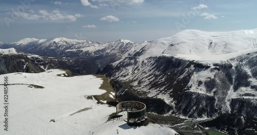 mountains in winter