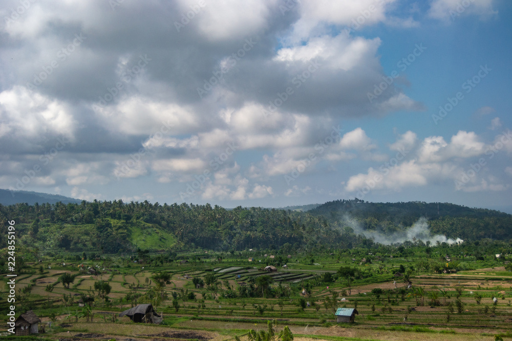 Cloudy Landscape at Bali