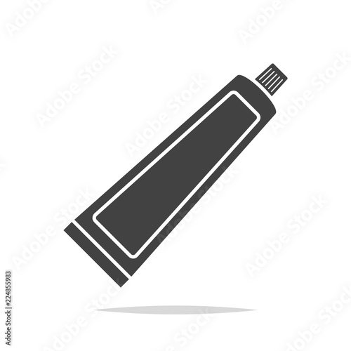 Toothpaste icon vector