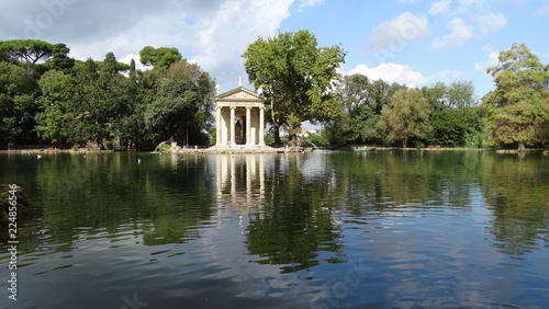 esculapio temple in borghese villa
