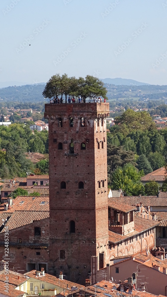 view of Lucca italy