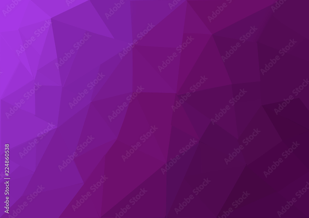 Abstract geometric low poly purple background