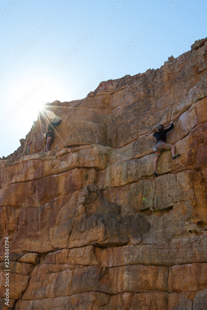 Naklejka premium Cederberg Rock Climbers