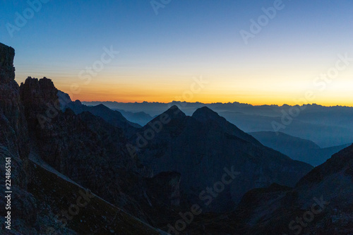 Idyllic sunrise in Adamello Brenta National Park, South Tyrol / Italy © Claudia Prommegger