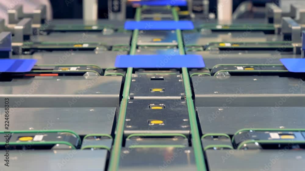 Automated industrial equipment manufacturing hight-tech solar energy components. Automated industrial equipment manufacturing hight-tech solar energy components.