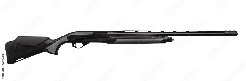 Shotgun isolated on white