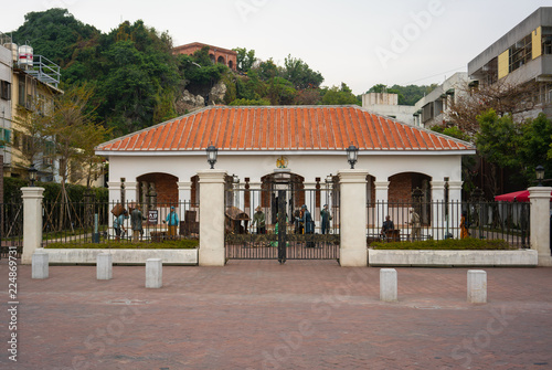 Slika na platnu Exterior view of the former British Consulate Residence at Takou Kaohsiung Taiwa