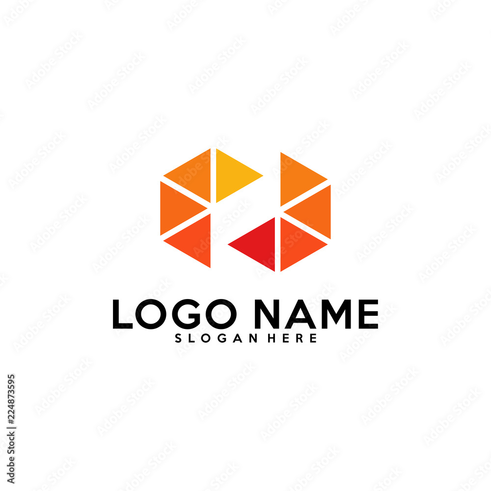 Initial C C logo vector template, C pixel, fast logo, triangle Initial C C logo vector template, C pixel, fast logo, triangle