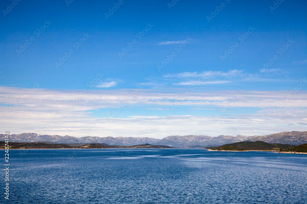 Lake Mosvatn regulating reservoir  UNESCO Heritage Site  Telemark Norway